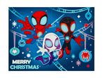 Spider-Man adventskalender med Spider-Man, Spider-Gwen og Miles Morales.