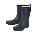 PARKSIDE women's navy rain boots with white lining