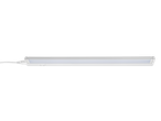 A white LED under-cabinet light with a power cord and on/off switch.