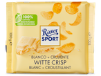 Ritter Sport witte chocolade met cornflakes.