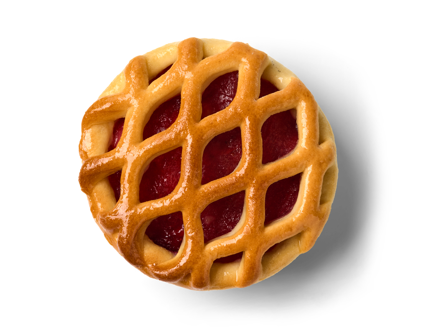 Aardbeien-vlaaitje