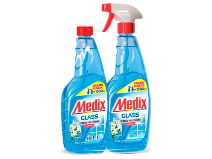 MEDIX Препарат и пълнител за почистване на стъкла