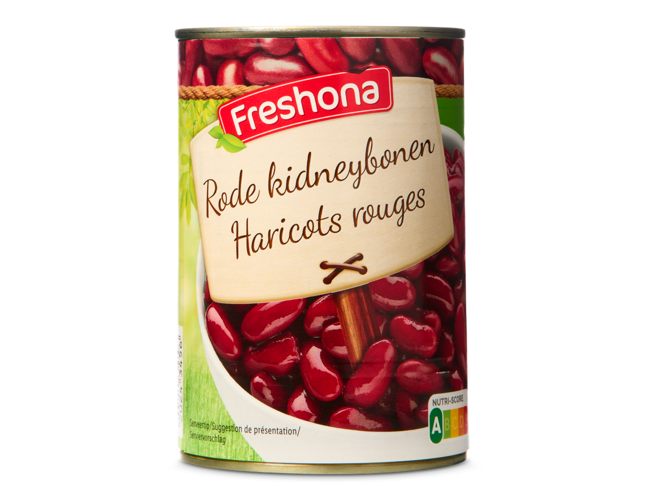 Freshoma rode kidneybonen in blik.