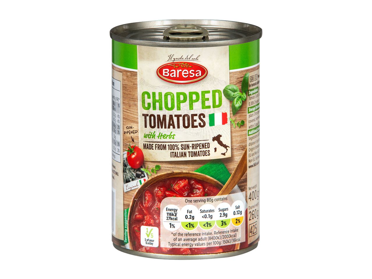 Go to full screen view: Chopped Tomatoes Assorted - Image 2