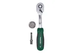 Chiave a cricchetto Parkside con accessori.