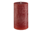 LIVARNO home sarkana staba svece ar teksturētu virsmu
