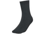 esmara® Șosete reiate, damă / bărbați: Șosetă reiată gri închis.