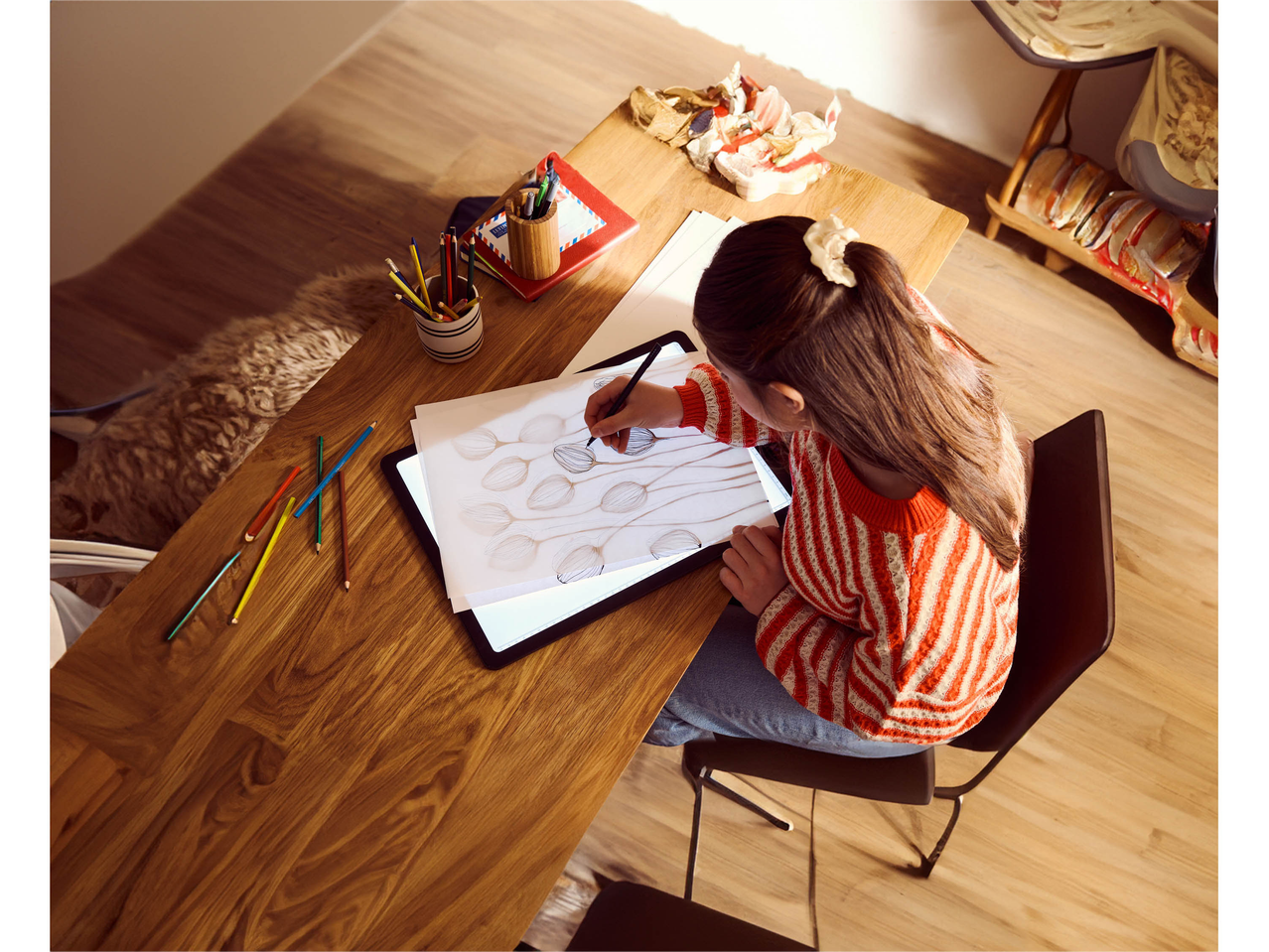 Tavoletta luminosa LED per disegno A3