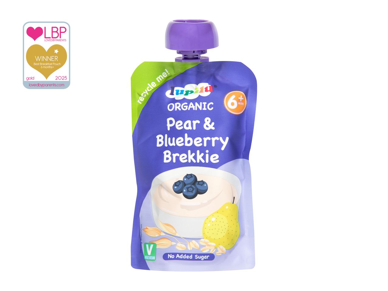 Lupilu Organic Pear & Blueberry Baby Food Pouch
