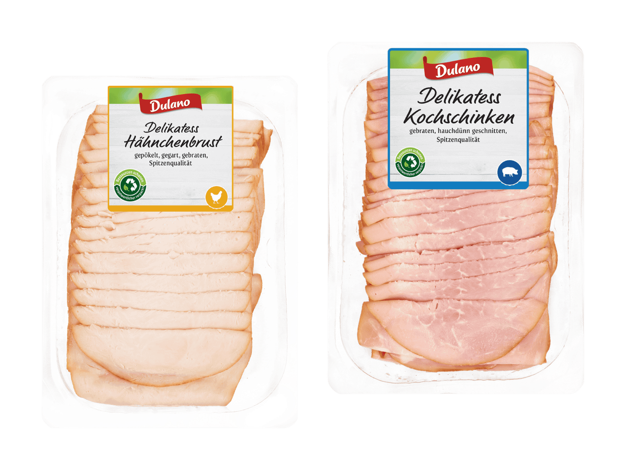 Zwei Packungen Putenschinken von Landliebe.