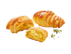 Croissants dorés, délicieux.