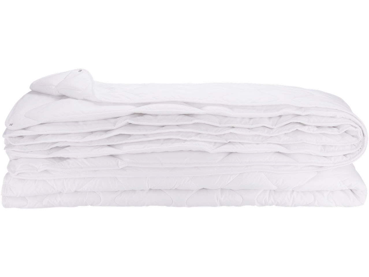 4 Seasons Duvet LIVARNO home, stacked and folded