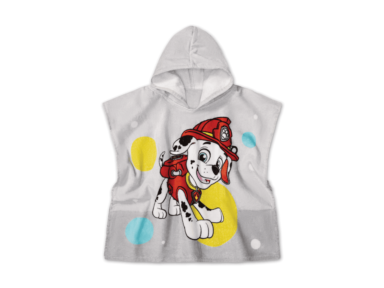 Paw Patrol Badeponcho mit Kapuze für Kinder.