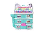 Gabby's Dollhouse toy with cat-themed rooms and characters