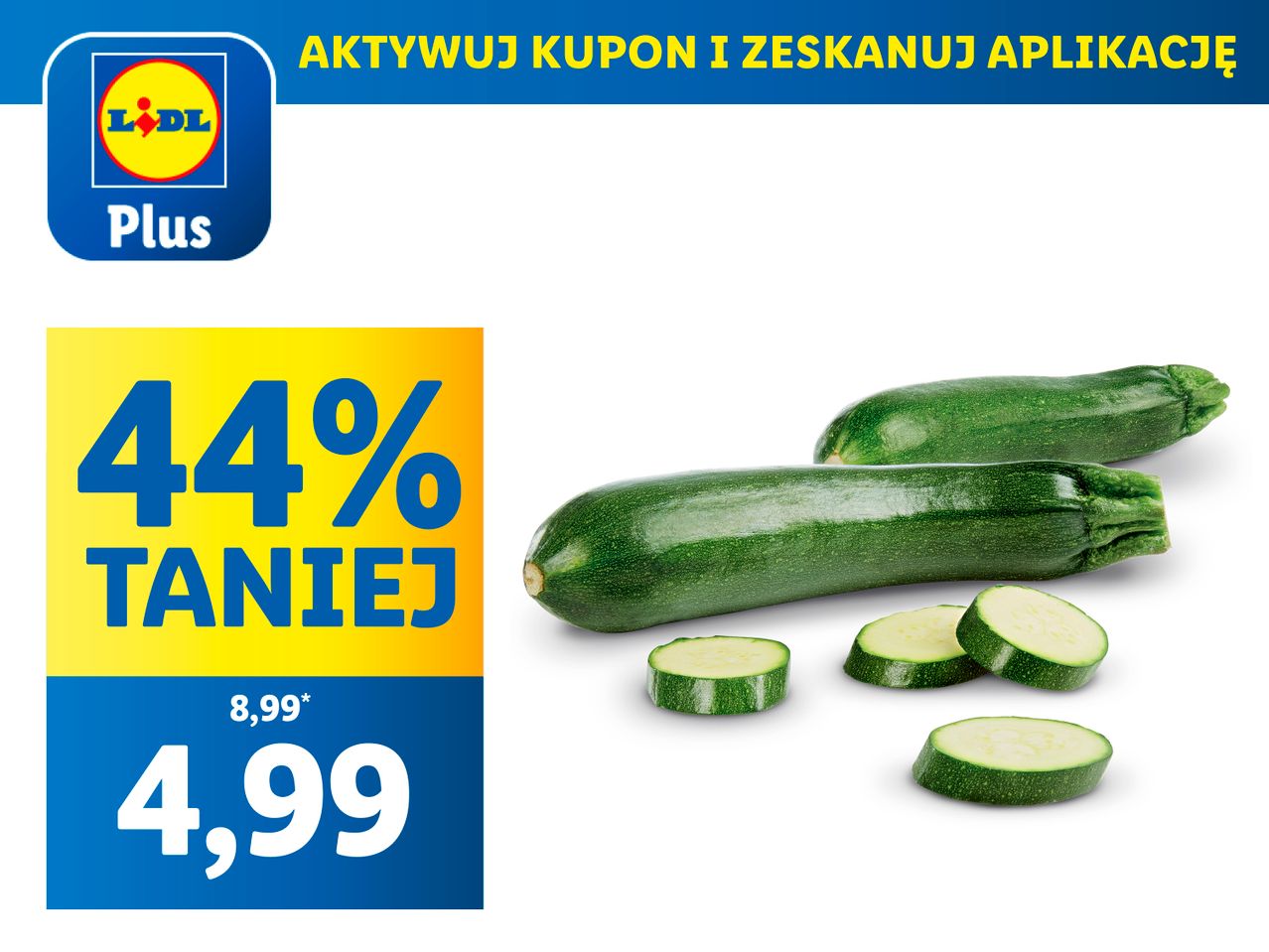 Cukinia, luzem; Cukinia, luzem