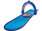 Lupilu Water Slide with an inflatable shark arch and a float