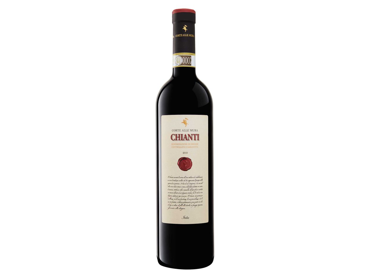 Corte alle Mura Chianti DOCG 2019-es borosüveg.