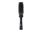 A black Cien Beauty round hairbrush with boar bristles.