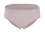 Light pink women's briefs with a ribbed texture, visible stitching, and a comfortable fit.