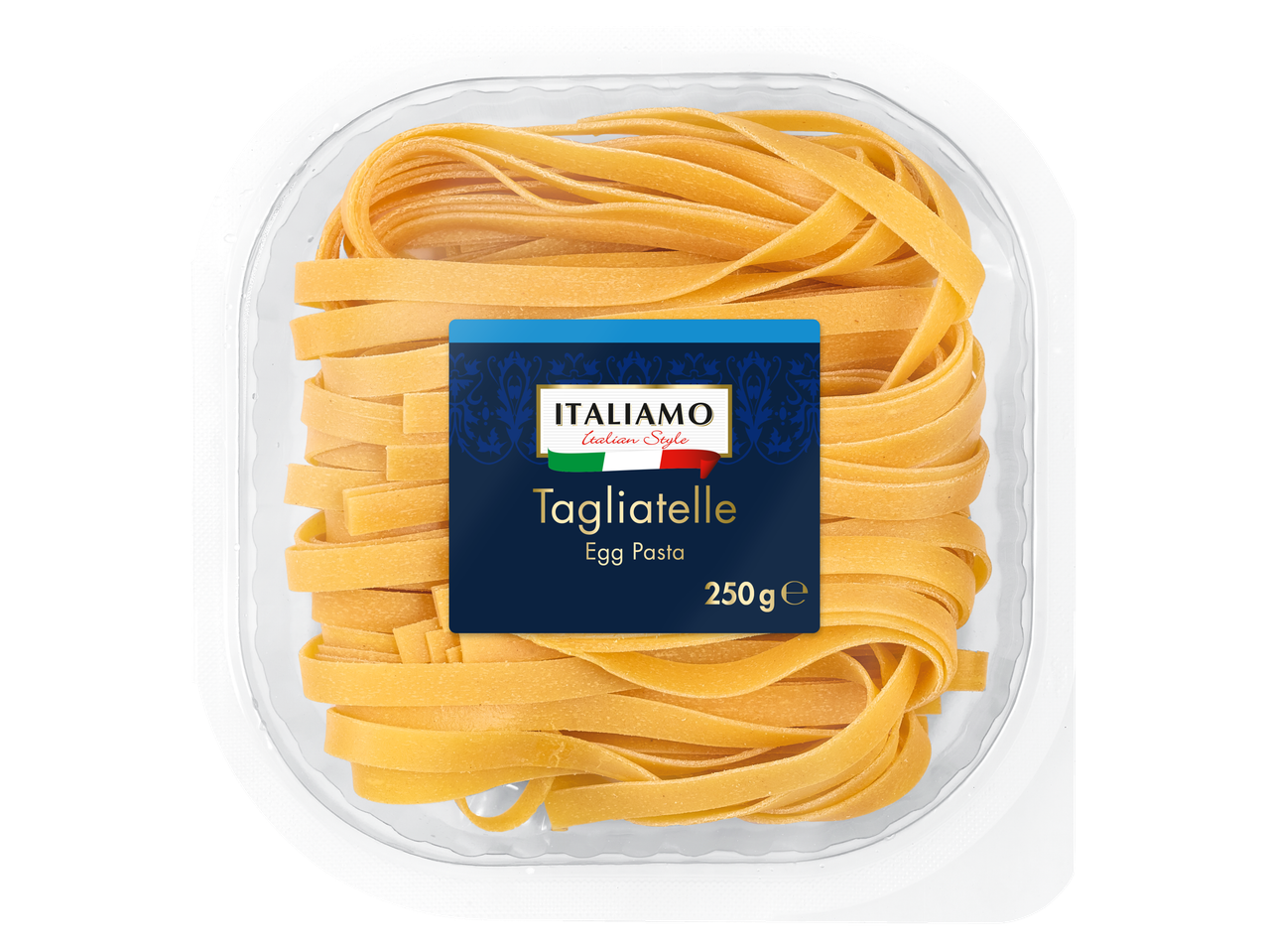 Italimo Tagliatelle, kiaušinių makaronai, 250 g.