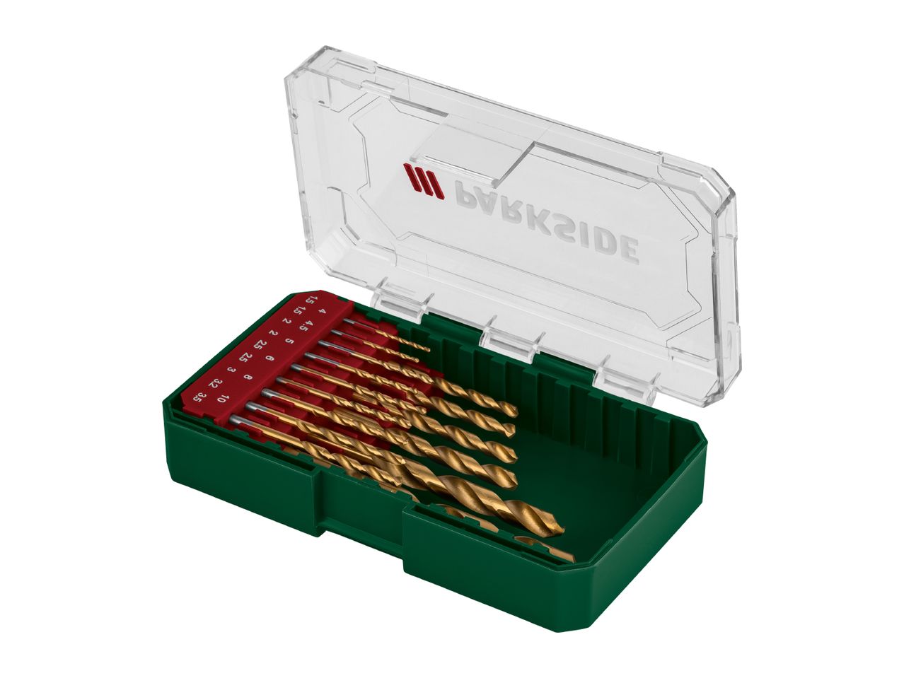 PARKSIDE 15-Piece Drill Bit Sets – HSS Twist / Masonry / Wood