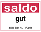 Saldo-Siegel: Gut bewertet, Test Nr. 11/2025