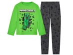 Пижама Minecraft с дълъг ръкав и щампа на Creeper.