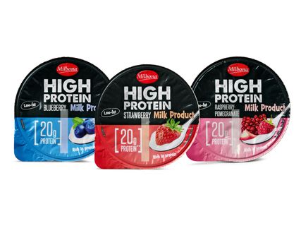 High protein yoghurt