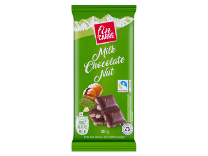 Mogyorós tejcsokoládé / fehér csokoládé