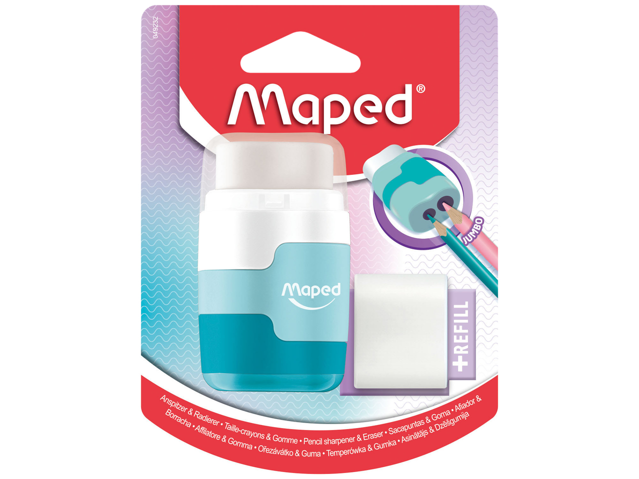 Maped rezač i gumica sa dopunom.