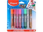 Опаковка от осем тубички брокалено лепило Maped Color'Peps.