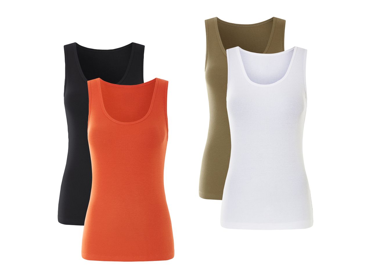 Gerippte Tops