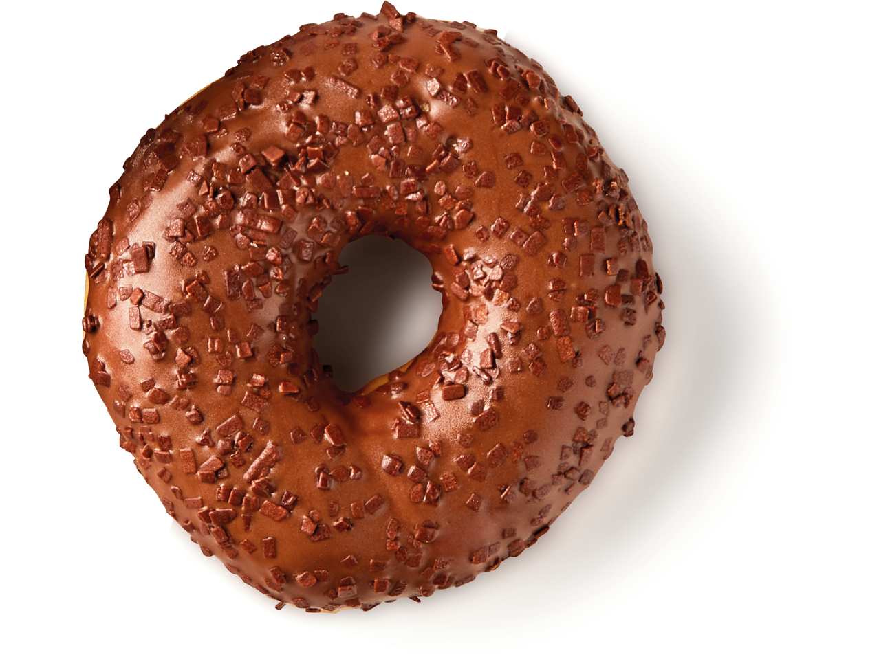 Schokodonuts mit Schokostreuseln.