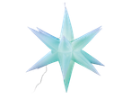LIVARNO home Inflatable LED Christmas Star in light blue and white