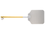 Aluminum pizza peel with Meister wooden handle.