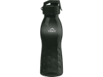 Grey Crivit water bottle with a cap.