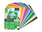 Crelado colored paper block with 50 sheets for crafts and creative fun.