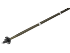 CRIVIT Trekking Poles, adjustable, dark grey with white accents and black basket