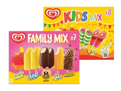 Langnese Familiy/Kids/Nogger/Klassiker Mix