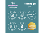 Silentnight Restore: cooling gel pad, 60x40cm, soothing relief.