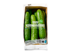 Een verpakking mini-komkommers van Hollandse bodem.