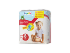Lupilu Nappy Pants Size 8, featuring a baby and product details on the packaging.