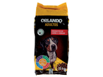 Ração Orlando para cães adultos, saco de 20 kg.