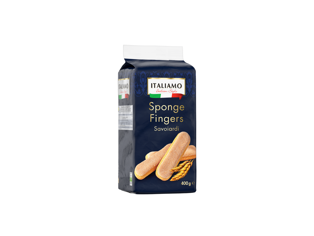 Italiamo Savoiardi Sponge Fingers, 400g package, Italian Style.
