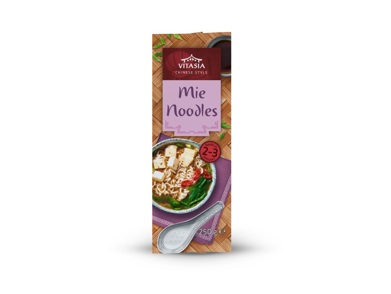 Pakiranje Vitasia Mie rezanaca kineskog stila, 250g.