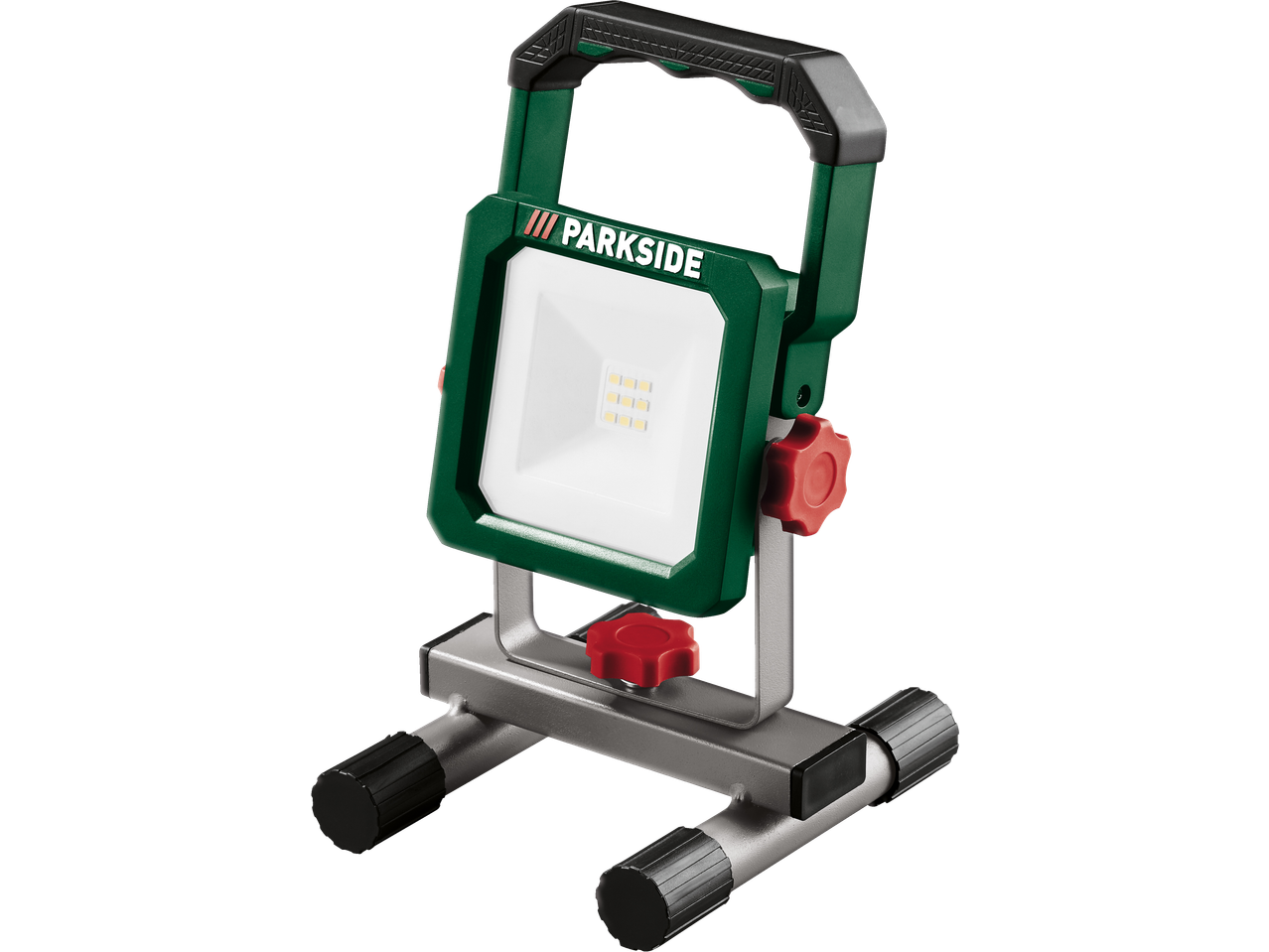 PARKSIDE akumulatorski LED reflektor, zeleno-sivi, sa postoljem