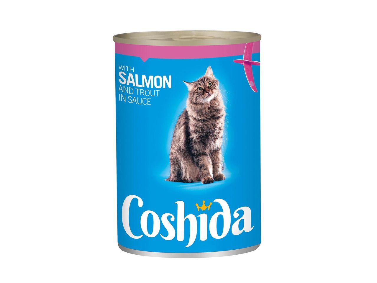 Coshida: Konzerv macskaeledel lazaccal és pisztránggal.