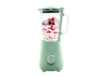 Liquidificador SILVERCREST verde menta, cheio de bagas e iogurte.