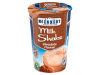Csokoládé ízű milkshake pohárban.