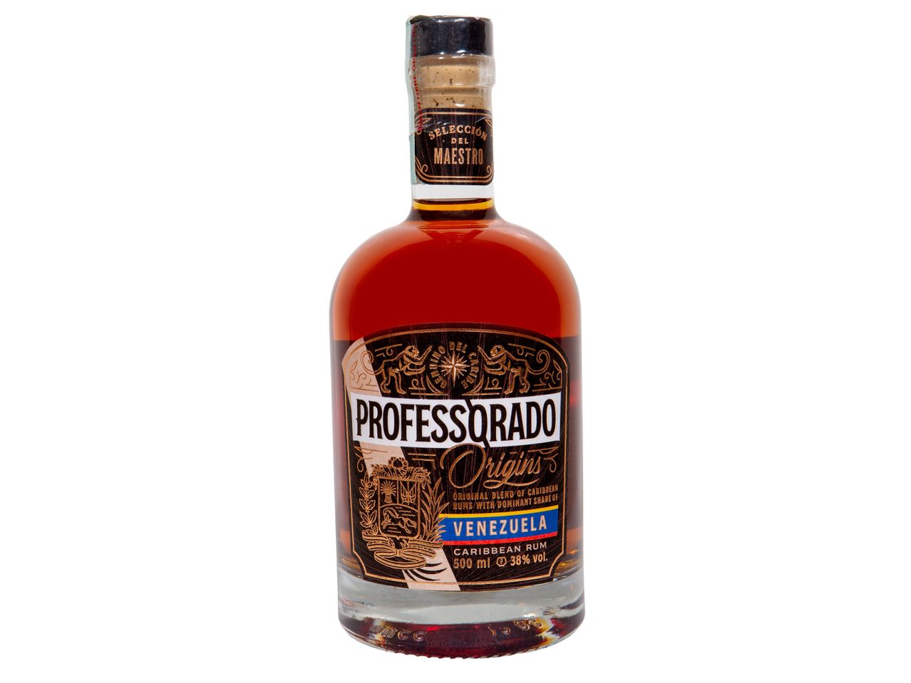 Professorao Origins rum palack, Venezuela.